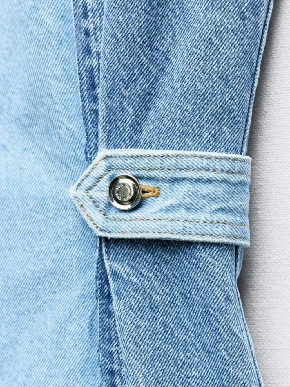 ZARA Denim Mini Dress - Picture 14 of 16